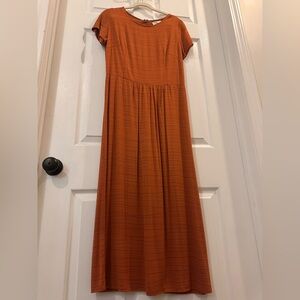 Loup Rust Midi Dress sz M